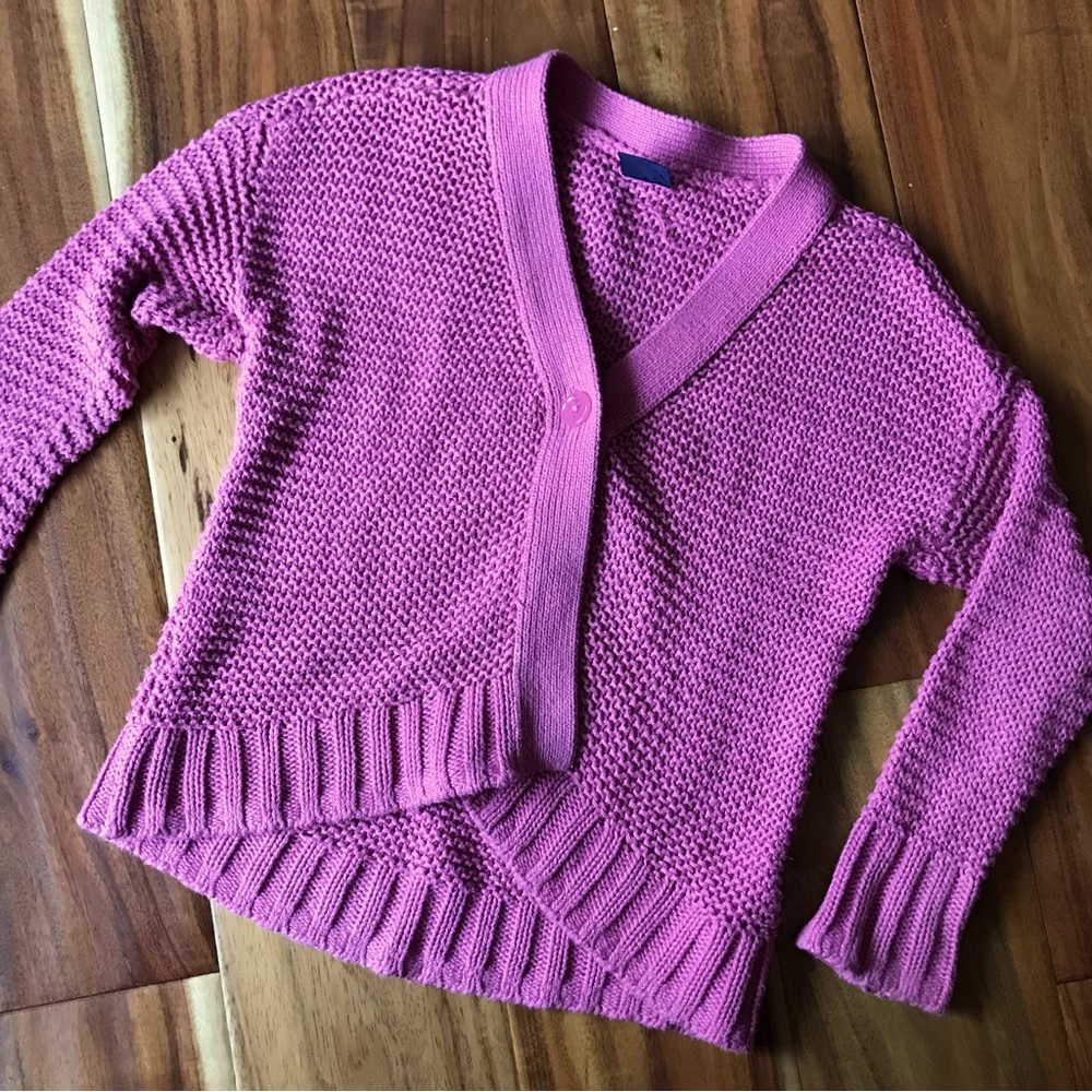 Pink cardigan